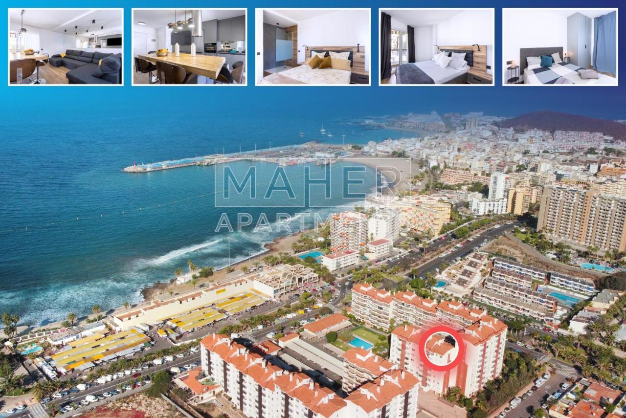 Spectacular Sea View Penthouse Lägenhet Los Cristianos  Exteriör bild